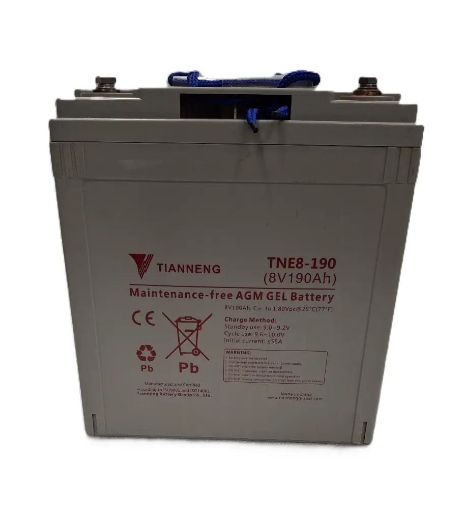 Leffert battery Tianneng AGM 150AH 8v (PRICE ON REQUEST)